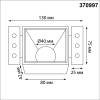 Встраиваемый точечный светильник Novotech Nimbus 370997 фото 2