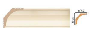 Плинтус потолочный DECOMASTER D109-61 240x4.3x4.3