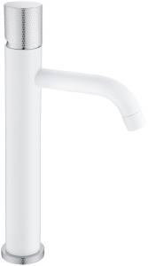 Смеситель для раковины Boheme Stick 122-WCR.2 White Touch Chrome