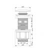 Донный клапан Damixa Option 210600300 универсальный, чёрный матовый фото 5