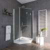 Душевой уголок Grossman GR-8090 Classic 90x90x185 трапеция, дверь распашная фото 3