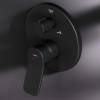 Душевой комплект Am.Pm X-Joy FB85A3RH42 черный, со смесителем фото 6