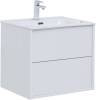 Тумба под раковину Aquanet Lino 60 287540 белый глянец