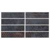 Керамогранит Serenissima CIR Costruire Metallo Strong Mix Nero 30x120 фото 2