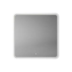 Зеркало Art&Max Genova AM-Gen-800-800-DS-F-White с подсветкой, 80x80