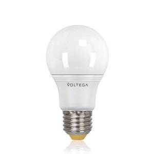 Лампа светодиодная Voltega Simple E27 9W 4000K груша матовая VG2-A2E27cold9W 8443