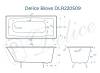 Чугунная ванна Delice Biove DLR220509 170x75, без ножек фото 8