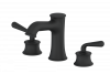 Смеситель для раковины Wonzon & Woghand WW-88159008-MB на 3 отверстия, черный матовый