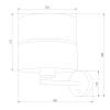 Настенный светильник TK Lighting 4770 Hilton Gold фото 2