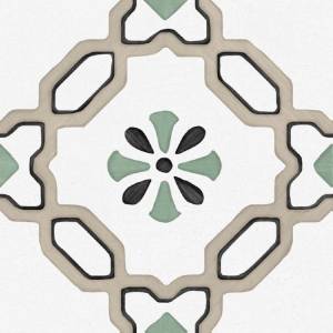 Керамогранит Ennface Pattern ENPTR6022MT2020 Ponza Lilly 20x20
