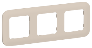 Рамка 3-постовая IEK Flite FI-M32-31-20-K88 льняной