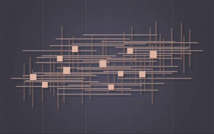 3D Фотообои Artegrafico «Розово-серый переплет» AM-011 акварель