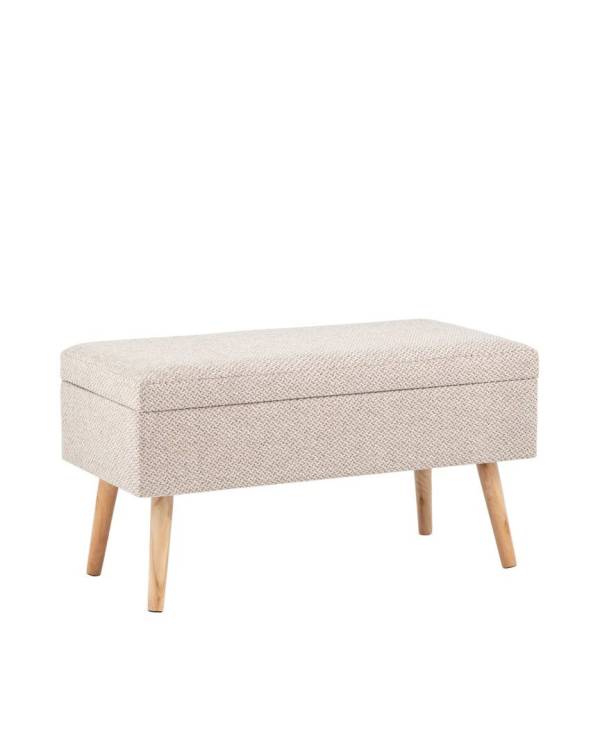 Банкетка Stool Group Сторми 19B485LK-4A бежевый с ящиком