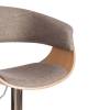 Стул барный Tetchair Vimta (mod.4021S) 21829 бежевый, натуральный, хром фото 7