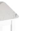 Стол Tetchair Aligery 20606 мрамор светлый/белый 75x75x130 фото 11
