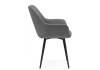 Стул на металлокаркасе Notta Флюид 642957 темно-серый (zd 995) / черный фото 3