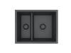 Мойка кухонная Alveus Granital Omni 50 1150071 Deep Black-G90 Be с сифоном, 55x45