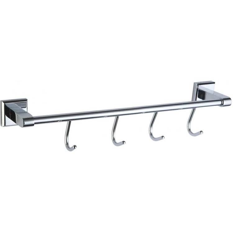 Планка с крючками (4 крючка) Savol 95 S-009574 хром