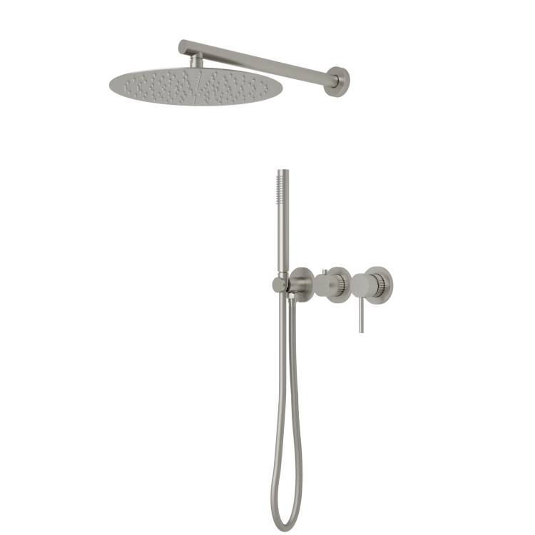 Душевой комплект Vincea Groove VSFW-4G01BN встраиваемый, 2 режима, брашированный никель