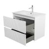 Тумба с раковиной BelBagno UNO-MINI 90 подвесная, Bianco Opaco фото 3