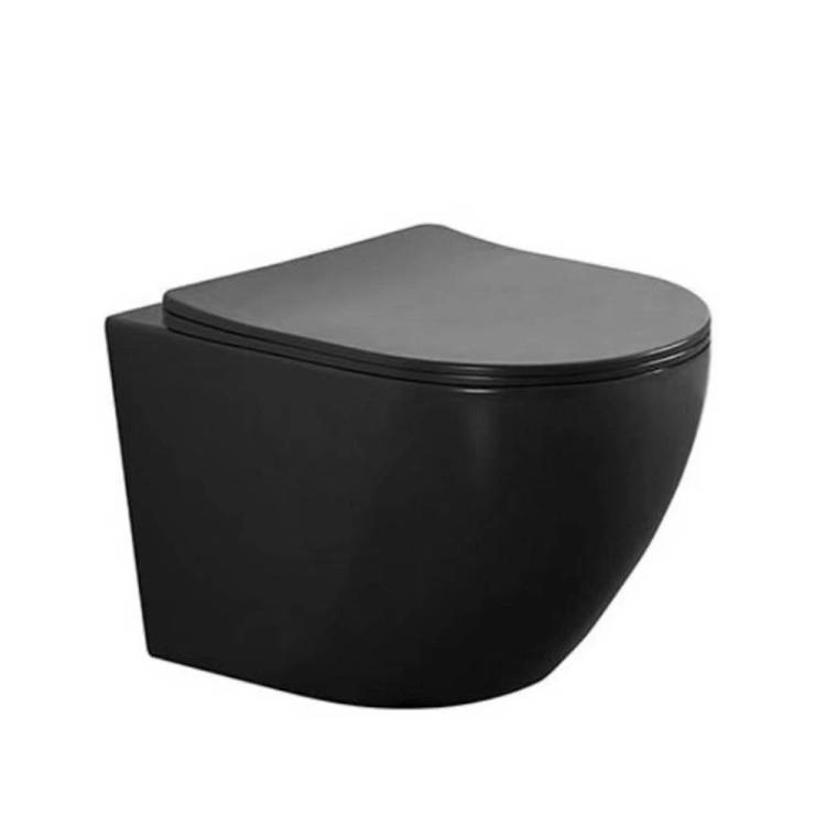 Унитаз подвесной Olive's Plaza PL30117DP черный