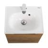 Тумба под раковину Belbagno Etna ETNA-500-1A-SO-RN-P-L 49.6x39.2x50 Rovere Nature подвесная с одной распашной дверцей, с одной полкой, левосторонняя фото 4