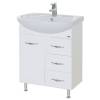 Тумба с раковиной Bellezza Стелла 65 3 ящ. Белый