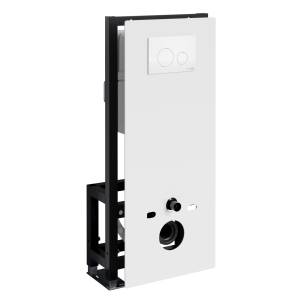 Система инсталляции для унитазов Wasserkraft Glan 66TLT.010.ME.WH.WH02 клавиша белый