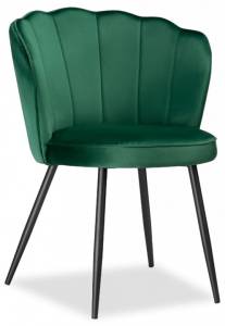 Стул Woodville Coral 15584 черный, зеленый