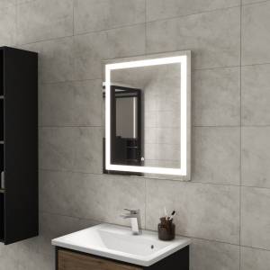 Зеркало Uncoria Тронто I 66064 с подсветкой, бесконтактный выключатель, 70x60