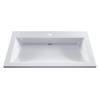 Раковина Uperwood Infinity RInfinity80wg белая глянцевая, 80x45 фото 2