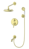 Душевой комплект Wonzon & Woghand WW-88939008-BG золото