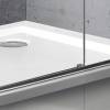 Душевой уголок Vincea Slim VSS-2SL900CLB 90x90, профиль матовый чёрный, стекло прозрачное фото 2