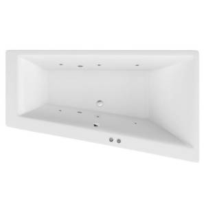 Акриловая ванна Excellent Sfera 170x100 (правая) "SOFT" (хром)