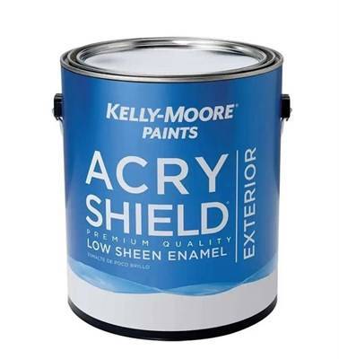 Краска фасадная Kelly-Moore Acryshield Exterior White Flat 3.78 л