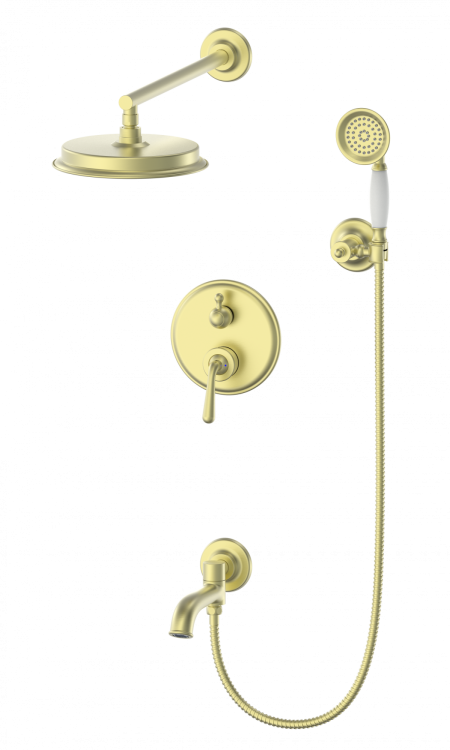 Душевой комплект Wonzon & Woghand WW-88939008-BG золото