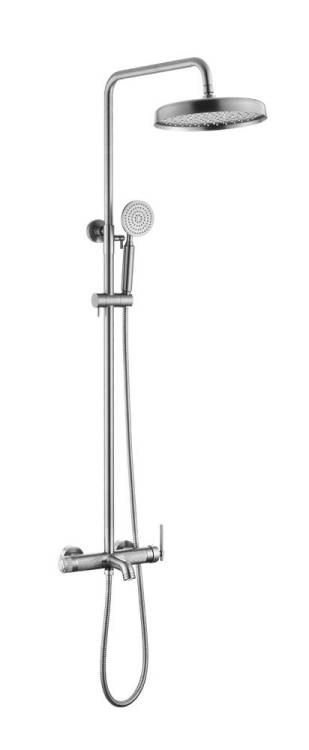 Душевая стойка Boheme Eterna 178-NB Nickel Brush