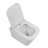 Унитаз подвесной BelBagno Due BB7107CHR/SC безободковый, с сиденьем микролифт, белый фото 3