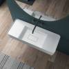 Раковина Vincea Solid Surface VWB-6S312MW из искусственного камня, 1200x400x150, подвесная, цвет белый матовый фото 3