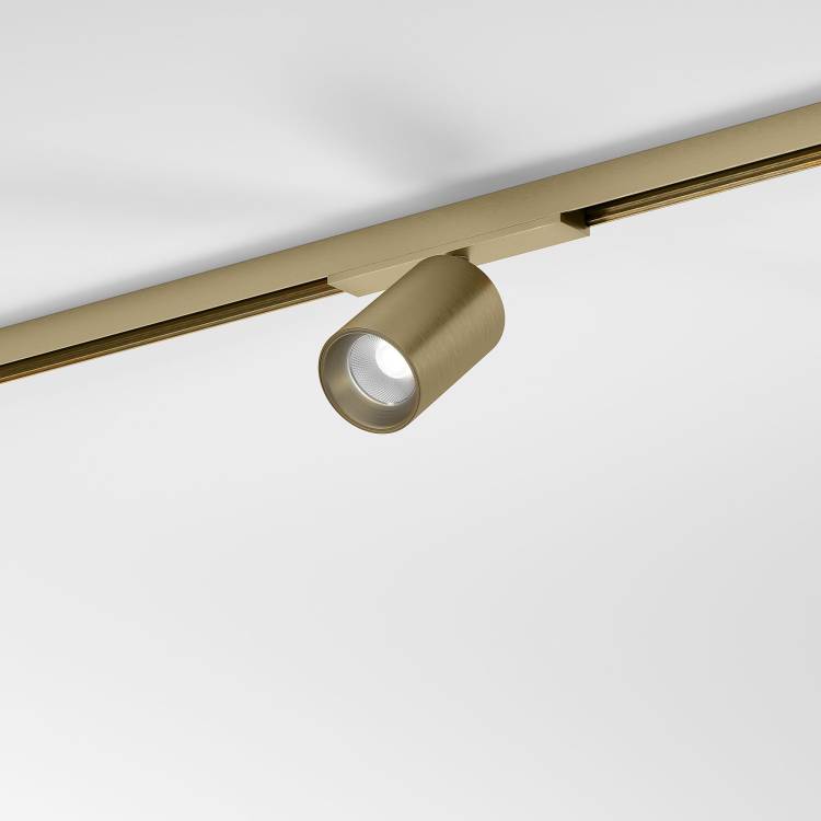 Магнитный трековый светодиодный светильник Elektrostandard Brass Line 85525/01 10W 4000K латунь
