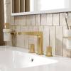 Смеситель для раковины Wasserkraft Schunter 8235 встраиваемый, золото фото 3