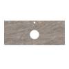 Столешница Kerama Marazzi Plaza PL1.VT280\120 для накладных раковин Парнас пепельный лаппатированный
