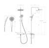 Душевая стойка Cezares Lux LUX-CVD-01 хром фото 7