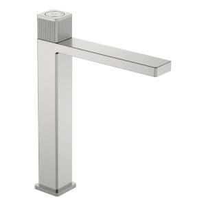 Смеситель для раковины Boheme Quad 159/2-NB высокий, автоматический, Nickel Brush