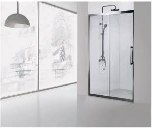 Душевая дверь в нишу Aquanet Delta 273612 профиль хром, 1300x2000