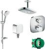 Душевой комплект Hansgrohe Raindance Select E 300 27384400+26620400+26457000+15708000+1800180