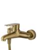Смеситель для ванны Wonzon & Woghand WW-AE3204-BG с душем, брашированное золото фото 4