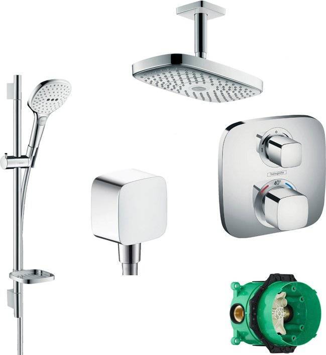 Душевой комплект Hansgrohe Raindance Select E 300 27384400+26620400+26457000+15708000+1800180