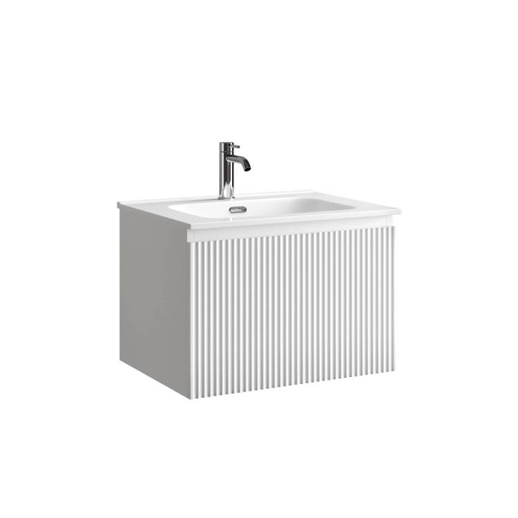 Тумба с раковиной Sancos Snob R 1.0 Bianco, 60x42.6