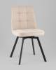 Набор из 2 стульев Stool Group Pleid OS-2452Z-2 Lumos-25 DUAL X2 кремовые, вращающиеся фото 2